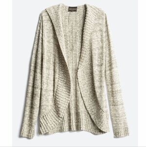 Cozy Cotton Blend Hooded Cardigan Olive